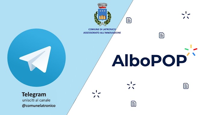  Progetto Albopop e canale Telegram, il Comune di Latronico attiva altri due strumenti di comunicazione e trasparenza