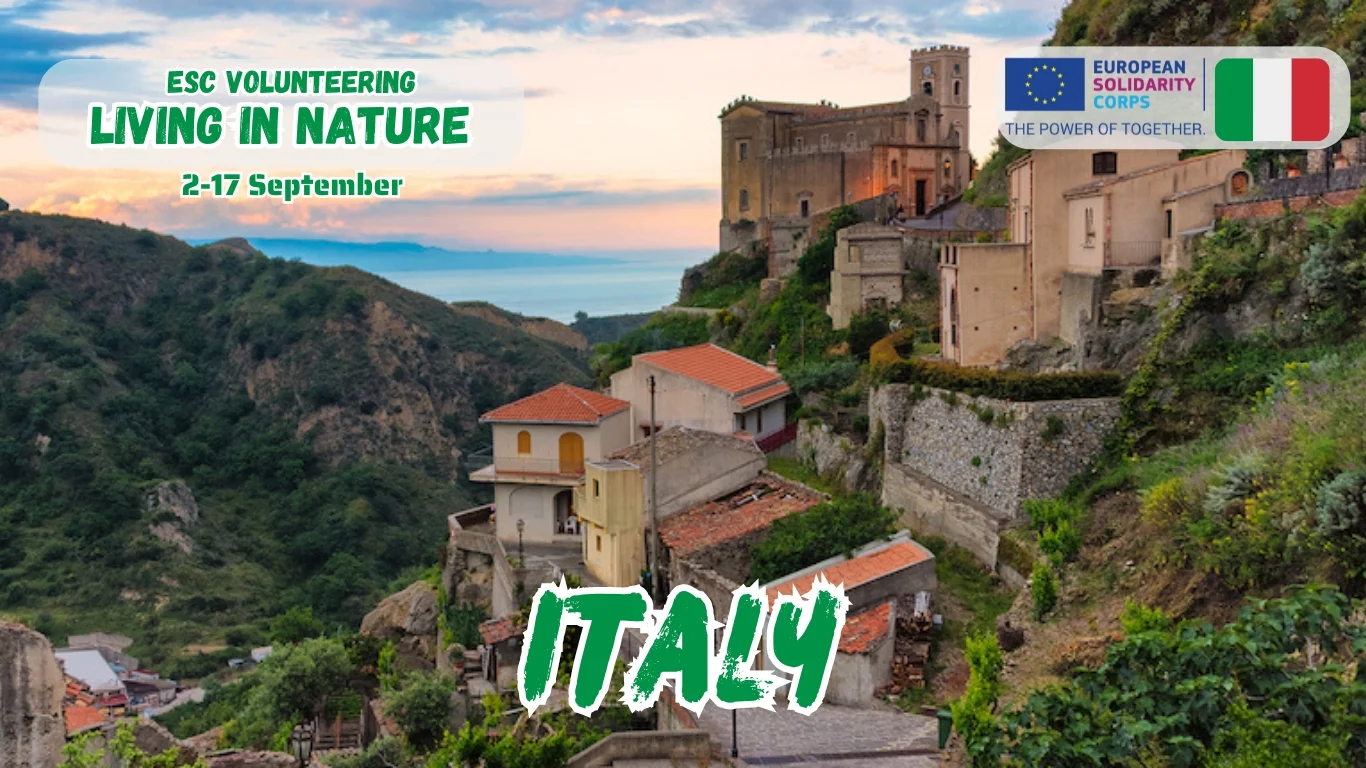 Living in nature | ESC Volunteering project in Limina, Italy (Fully Funded)
