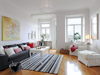 Awesome Sweden Apartment Living Room Bright Interior