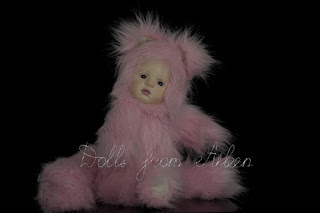 ooak artist kitten teddy doll