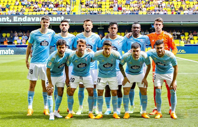 REAL CLUB CELTA DE VIGO. Temporada 2022-23. Strand Larsen, Unai Núñez, Haris Seferović, Renato Tapia, Joseph Aidoo, Iván Villar. Luca De la Torre, Kevin Vázquez, Franco Cervi, Javi Galán y Óscar Rodríguez. VILLARREAL C. F. 3 🆚 REAL CLUB CELTA DE VIGO 1 Domingo 30/04/2023, 16:15 horas. Campeonato de Liga de 1ª División, jornada 32. Villarreal, Castellón: estadio de La Cerámica: 16.123 espectadores. GOLES: ⚽1-0: 2’, Nicolas Jackson. ⚽2-0: 12’, Nicolas Jackson. ⚽2-1: 29’, Strand Larsen. ⚽3-1: 70’, Ramón Terrats.