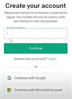 Cara Mendaftar Akun Chat GPT dari OPENAI