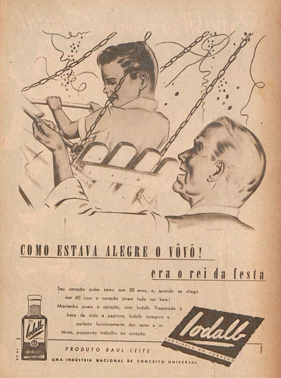 Campanha de medicamento para fortalecimento do coração veiculada em 1947