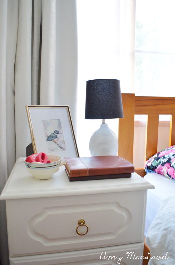 Making your house work for you - bedside table organization