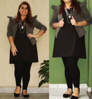 Look super antigo do Fofashions com ombro estruturado!