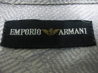 EMPORIO ARMANI SHIRT (Made in Italy) --x26gt; In Good Condition and Laundered