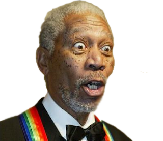 Morgan Freeman HD Crazy Png