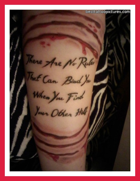 Ideas for Life Quote Tattoos Designs