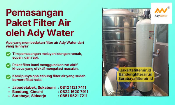 Mengatasi air PDAM Keruh dengan Tabung Penjernih Air FRP dari Ady Water, Solusi Terbaik untuk  Air Berkualitas 