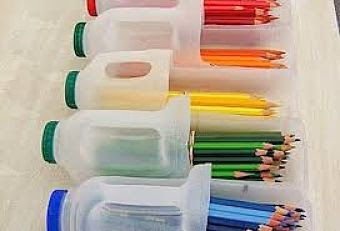 Tempat Pensil Dari Botol Bekas Kerajinan Tangan Unik dan Mudah