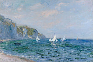 Cliffs and Sailboats at Pourville, 1882