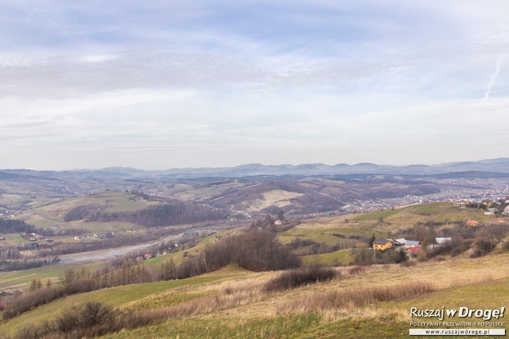 Panorama z platformy widokowej Ślimak w Woli Kroguleckiej