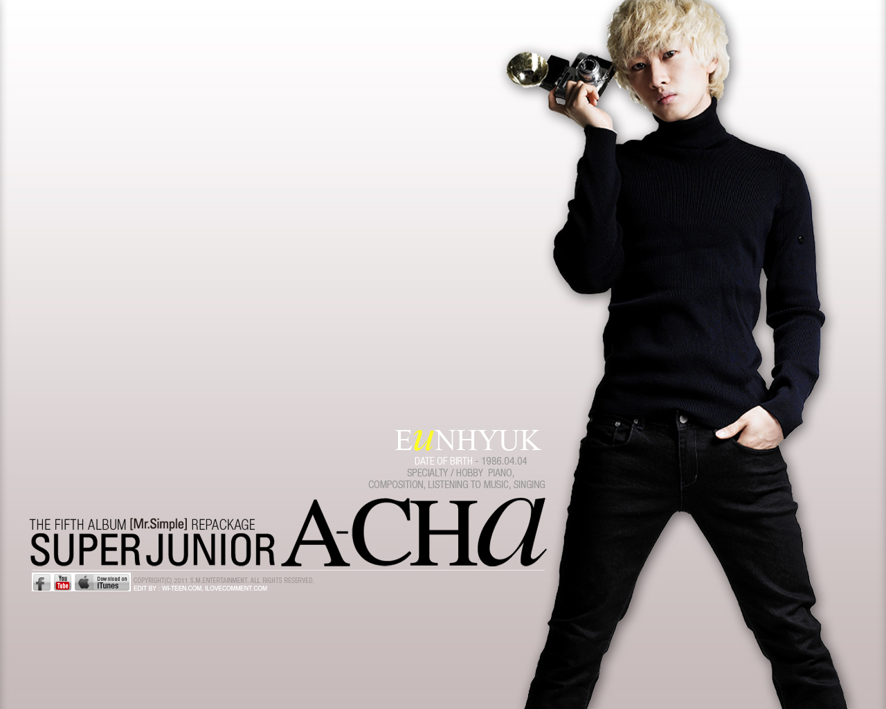 ... Eunhyuk,Leeteukweb : http://superjunior.smt ...Wallpaper,A-CHA,Donghae