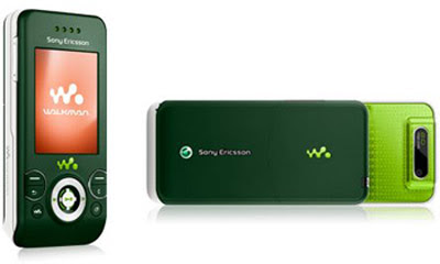 Sony Ericsson W800i Jungle Green