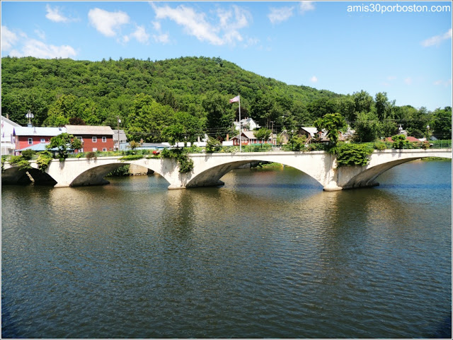 Bridge of Flowers en el Río Deerfield, Shelburne Falls