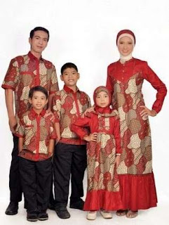 Sarimbit batik keluarga kombinasi