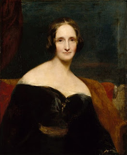 Portrait of Mary Wollstonecraft Shelley, painted in 1840 by Richard Rothwell