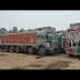 गाजीपुर में बालू से लदे ओवरलोड ट्रकों पर कार्रवाई, परिवहन विभाग की जॉइंट टीम ने पकड़ा, वसूला जुर्माना