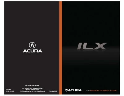 2015 Acura ILX Owner’s Guides and Manuals