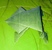 Rana que salta Origami