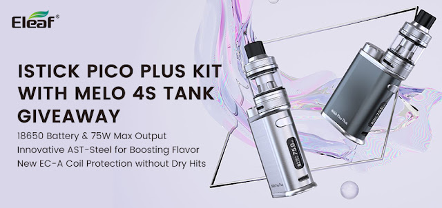 Try to win your Eleaf iStick Pico Plus Kit with Melo 4S Tank on sourcemore!