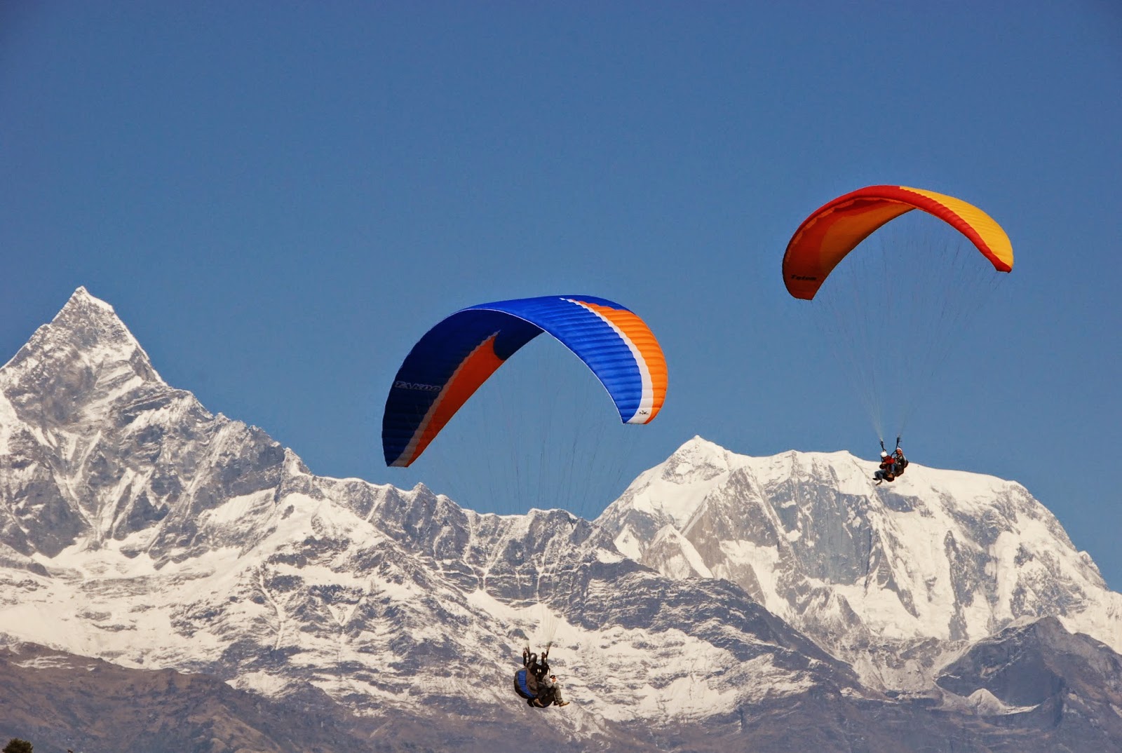 adventure paragliding in Pokhara City