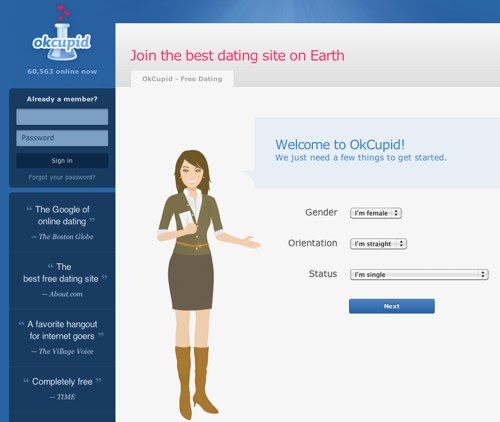 free online dating sites like okcupid