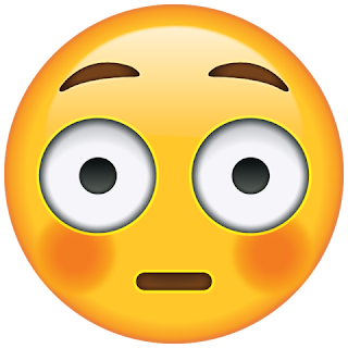 Flushed Face Emoji large