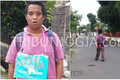 Dimas Penjual Pulsa Keliling