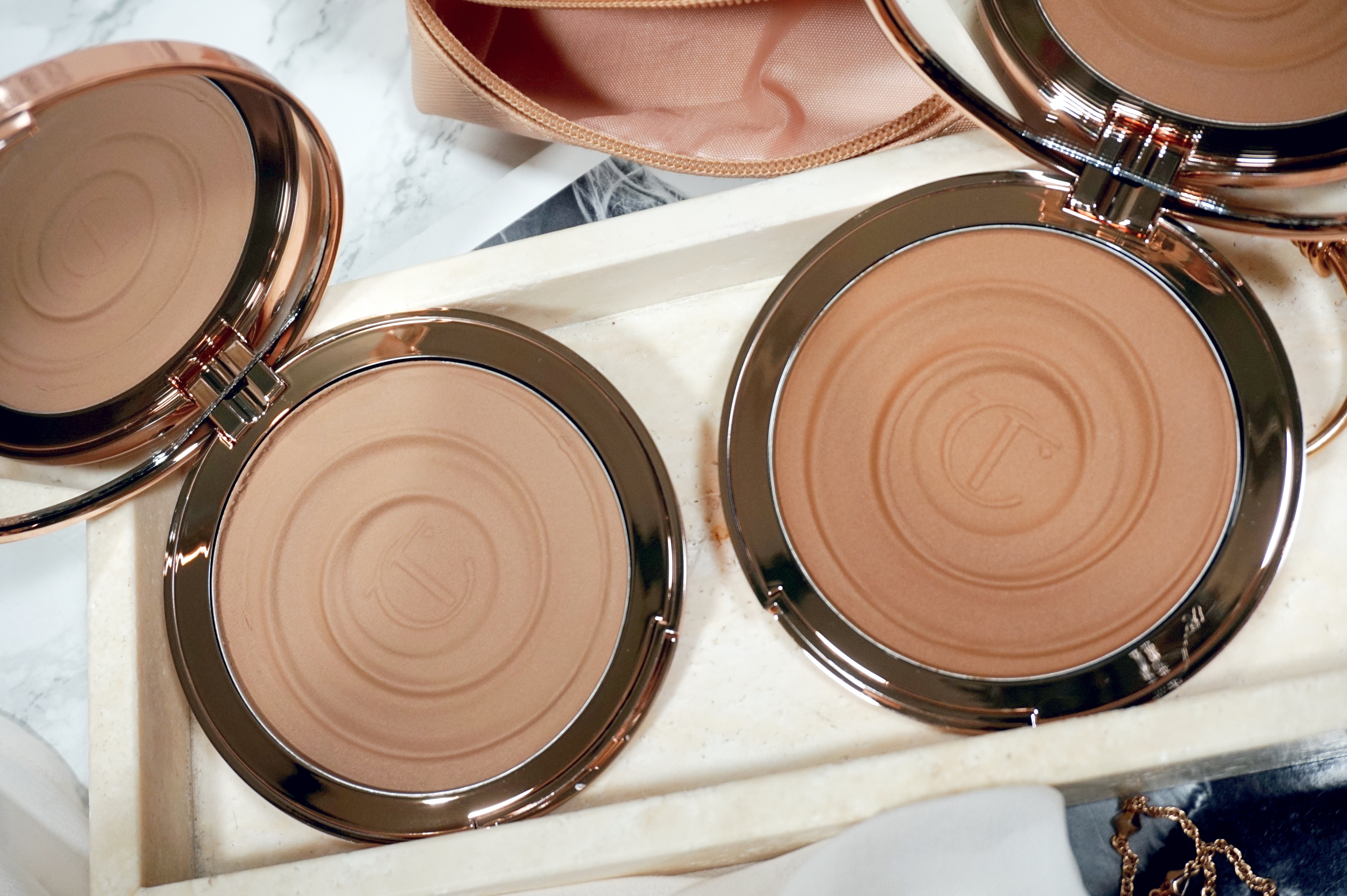 Charlotte Tilbury Beautiful Skin Sun-Kissed Glow Bronzer Review and Swatches