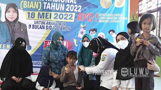 Pemkab Luwu Vaksin 975 Anak di Hari Pertama BIAN 2022