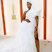 Singer Tems rocks stunning white dress to the 2023 Oscars