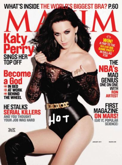 Katy Perry on the cover of