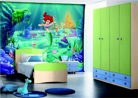 DECORACIÓN PRINCESA ARIEL DISNEY DORMITORIO NIÑAS