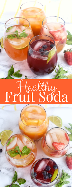 4 kinds of healthy fruit soda