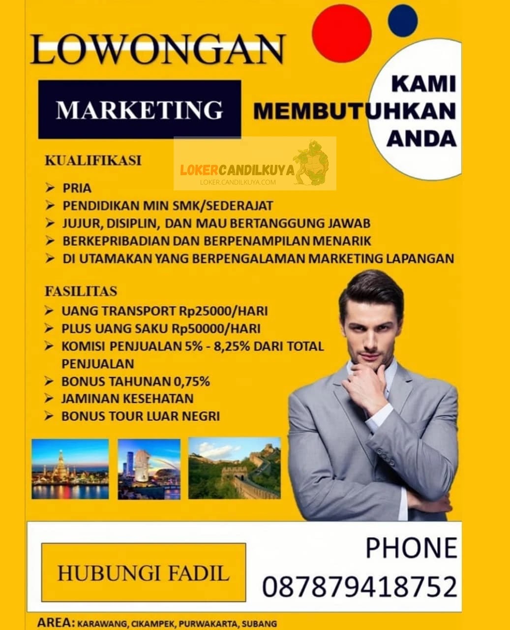 Lowongan Kerja Marketing Subang