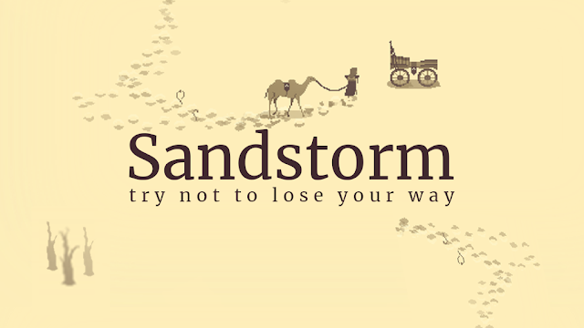 Sandstorm, perjalanan di tengah badai pasir.