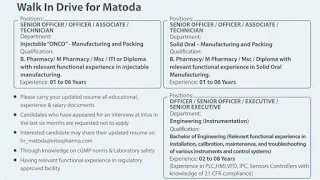 ITI, Diploma Graduate Jobs Recruitment in Intas Pharmaceuticals Ltd Matoda, Ahmedabad, Gujarat | Walk-in Interview Campus Placement 2024