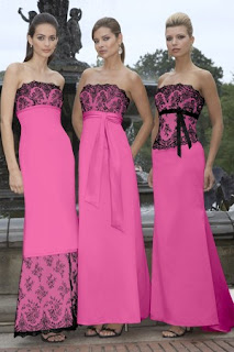 Pink bridal dresses