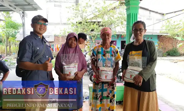 Bee Adventure Care Indonesia Kembali Distribusikan Beras Berkah Jumat di Babelan