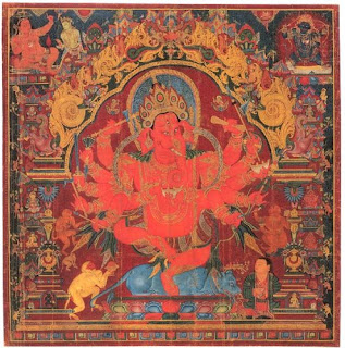 Dancing Tibetan Ganesha