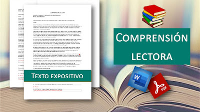 Descarga tres textos expositivos y su comprensión lectora en formato Word y PDF | Solución 