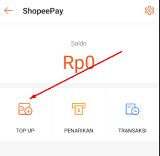 cara mengisi shopeepay