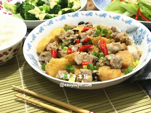 蒜蓉豉椒豆卜蒸排骨