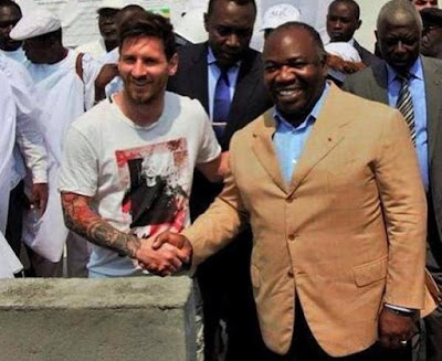 Messi in Gabon