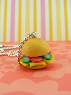 Hard Cheese Sandwich Necklace