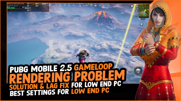 PUBG Mobile Gameloop Emulator Rendering Problem Solution And Lag Fix | Best Settings For Low End Pcs