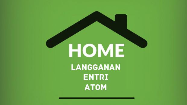 Cara Menghapus Tulisan Home / Beranda dan Langganan: Entri (Atom) di footer Blog