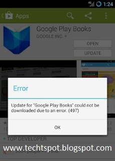 Fix Google Play Store Error 497