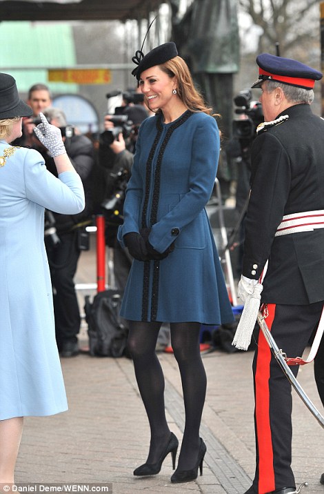 Kate Middelton, Duchess of Cambridge, in Malene Birger On The Tube